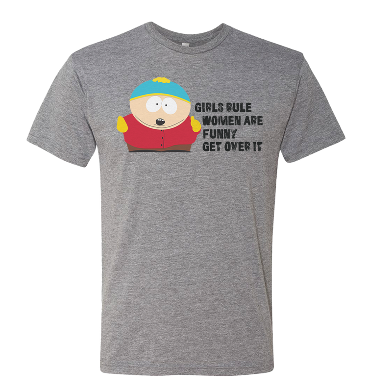 South Park Cartman Girls Rule Tri-Blend Short Sleeve T-Shirt