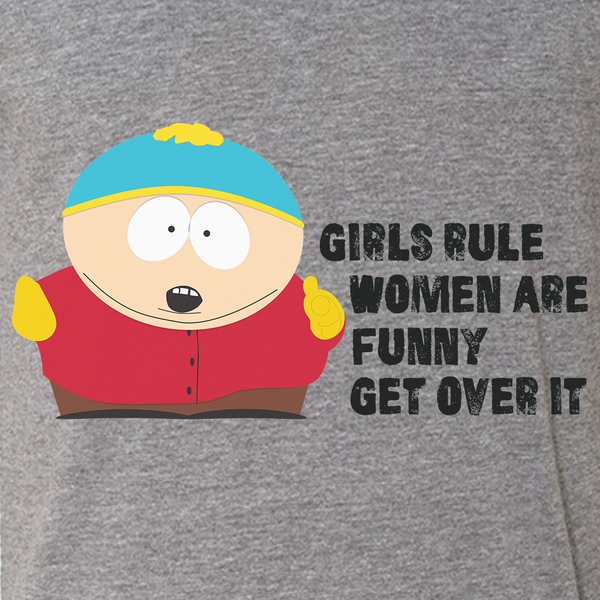 South Park Cartman Girls Rule Tri-Blend Short Sleeve T-Shirt