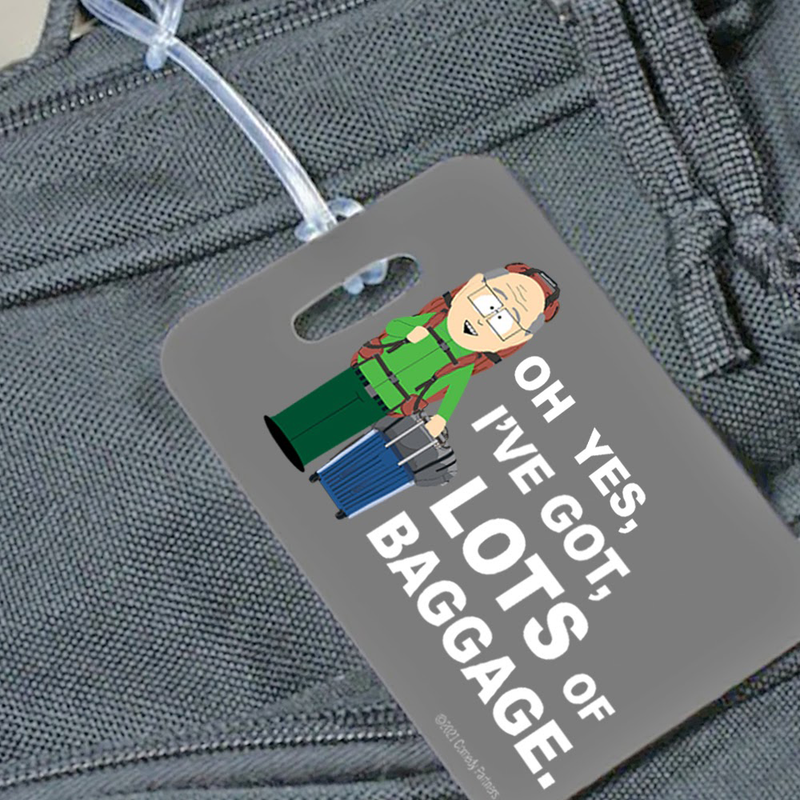 South Park Mr. Garrison Baggage Double-Sided Luggage Tag