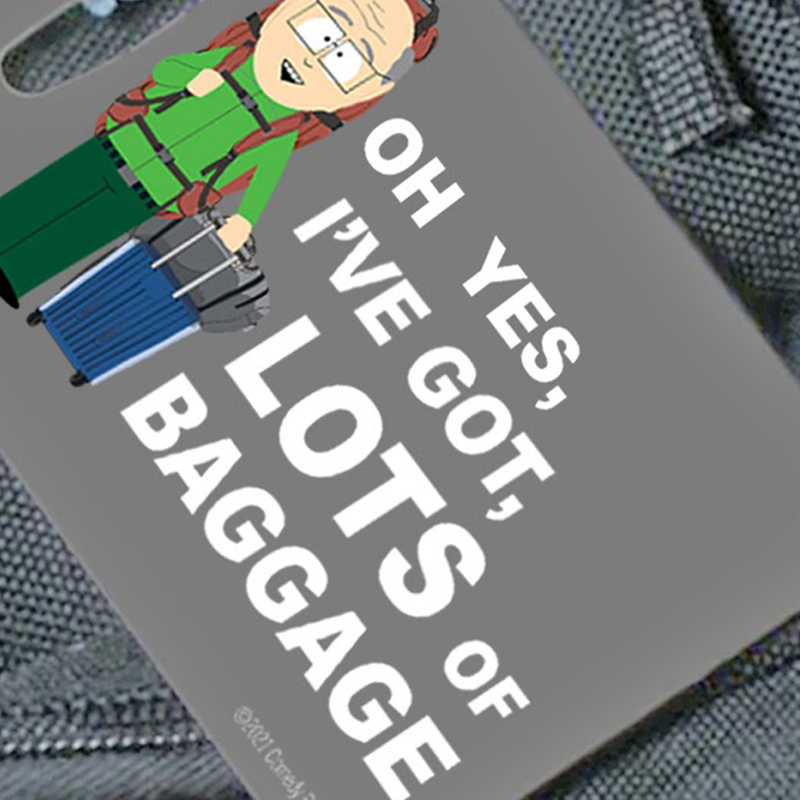 South Park Mr. Garrison Baggage Double-Sided Luggage Tag