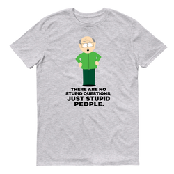 South Park Mr. Garrison Stupid People Adult Short Sleeve T-Shirt