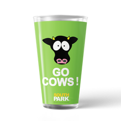 South Park Elementary Cows 17 oz Pint Glass