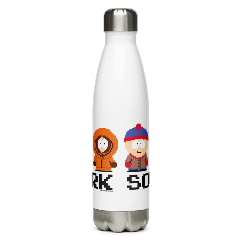 South Park 8 Bit Characters Stainless Steel Water Bottle