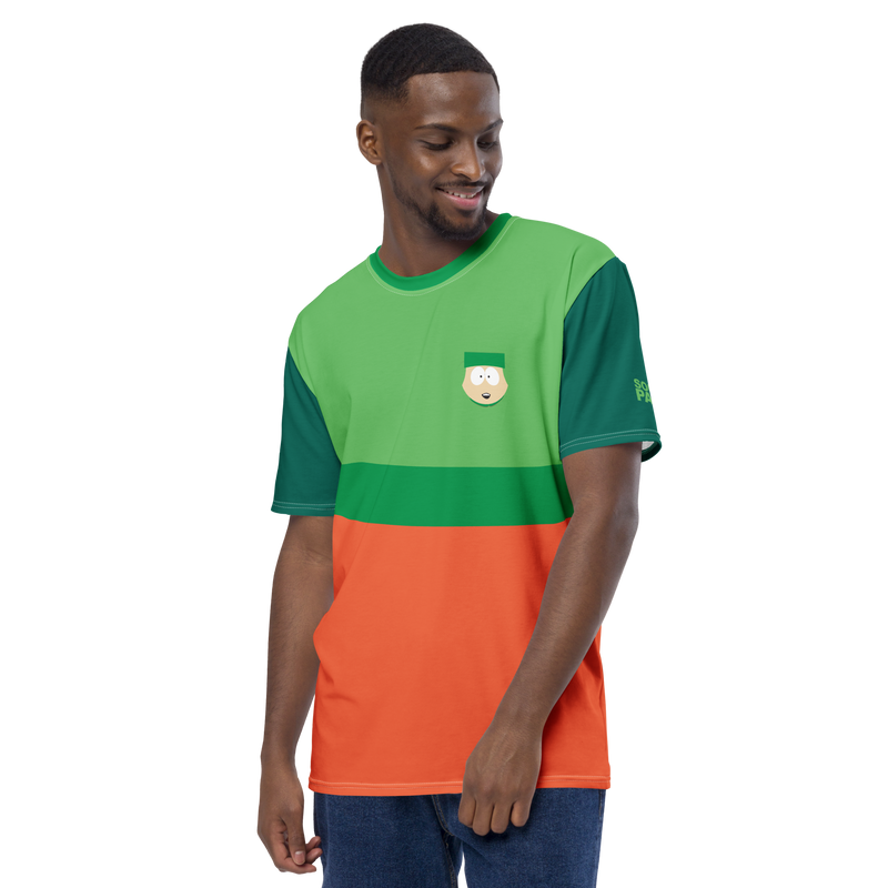 South Park Kyle Color Block Unisex Short Sleeve T-Shirt