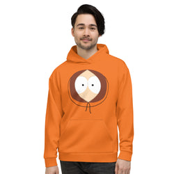 South Park Kenny Big Face All-Over Print Adult Hooded Sweatshirt