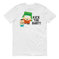 South Park Kyle Kick the Baby Adult Short Sleeve T-Shirt