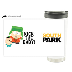 South Park Kyle Kick the Baby 16 oz Stainless Steel Thermal Travel Mug