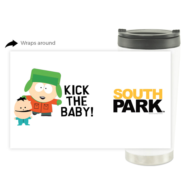 South Park Kyle Kick the Baby 16 oz Stainless Steel Thermal Travel Mug