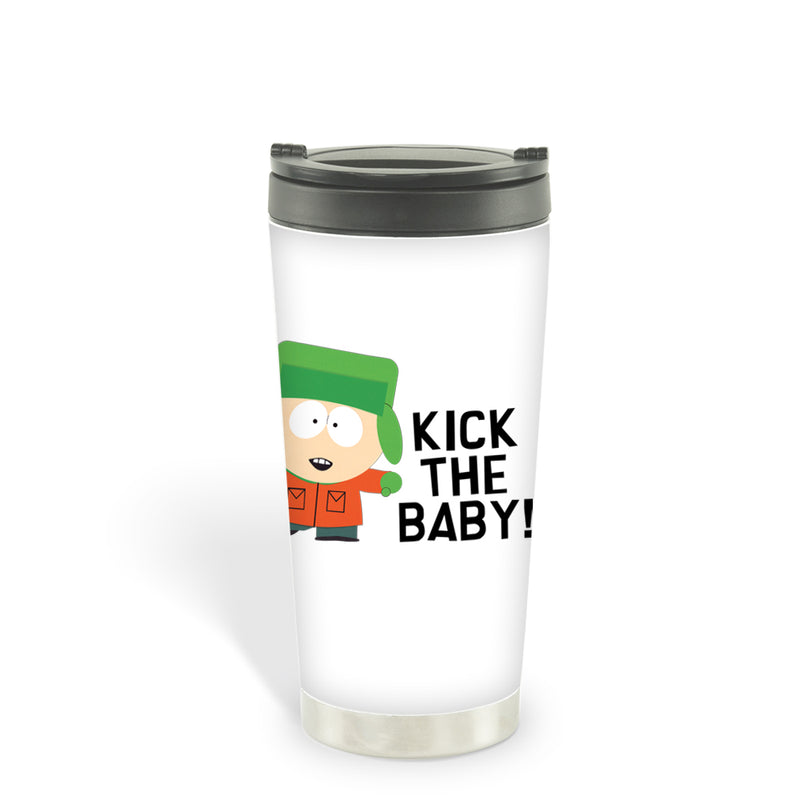 South Park Kyle Kick the Baby 16 oz Stainless Steel Thermal Travel Mug
