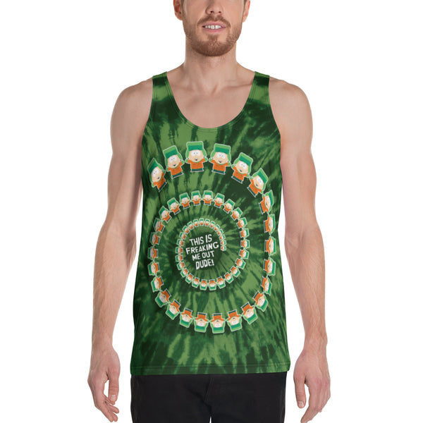 South Park Kyle Tie-Dye Adult All-Over Print Tank Top