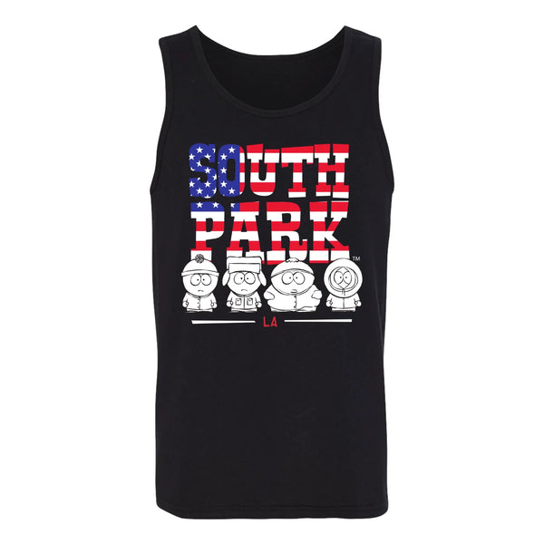 South Park Los Angeles American Flag Tank Top