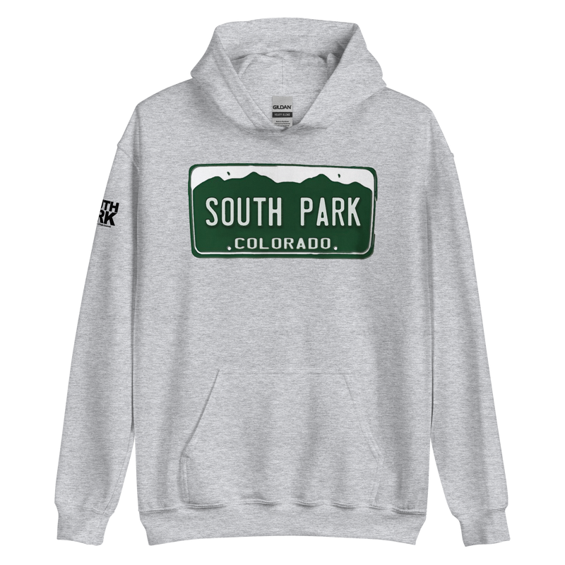 South Park License Plate Hooded Sweatshirt