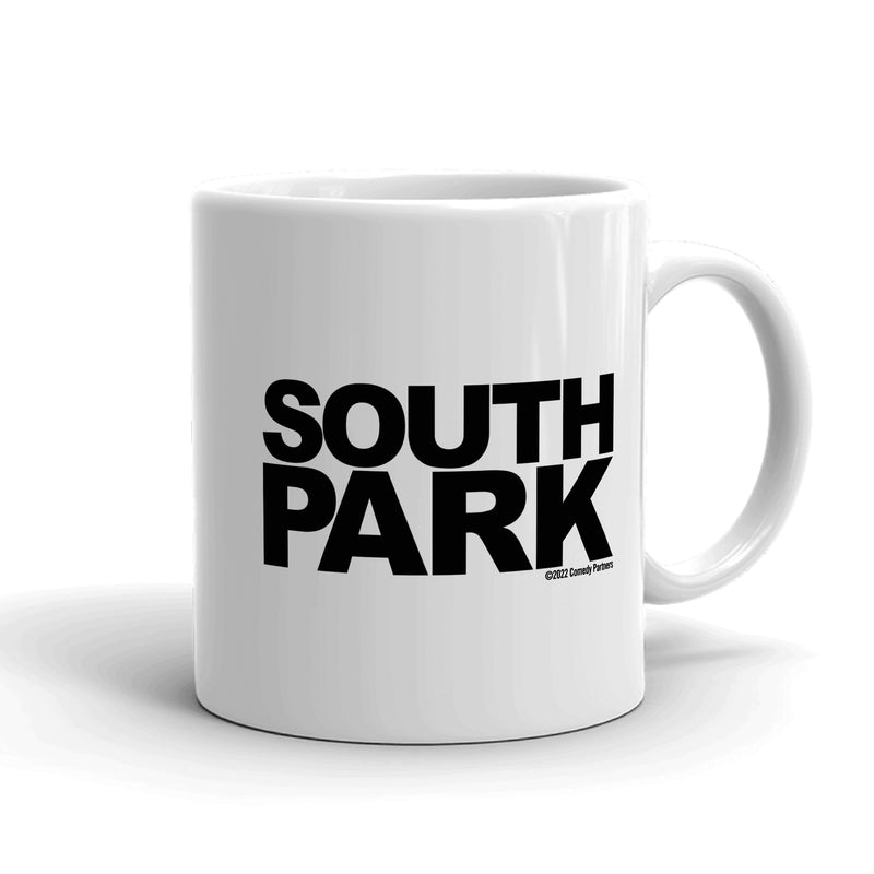 South Park License Plate White Mug