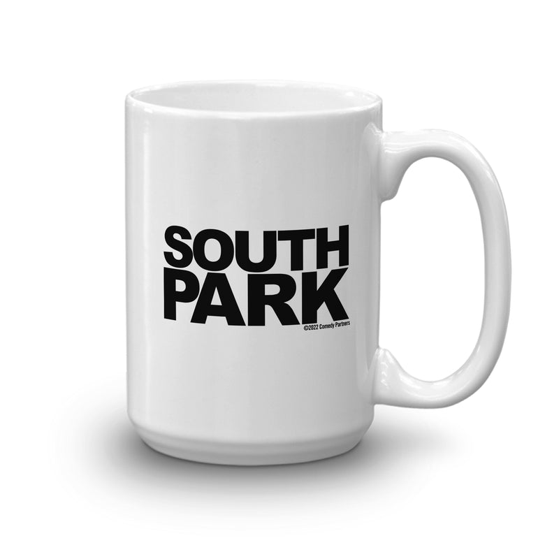 South Park License Plate White Mug