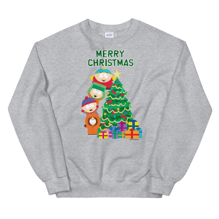 South Park Merry Christmas Holiday Fleece Crewneck Sweatshirt
