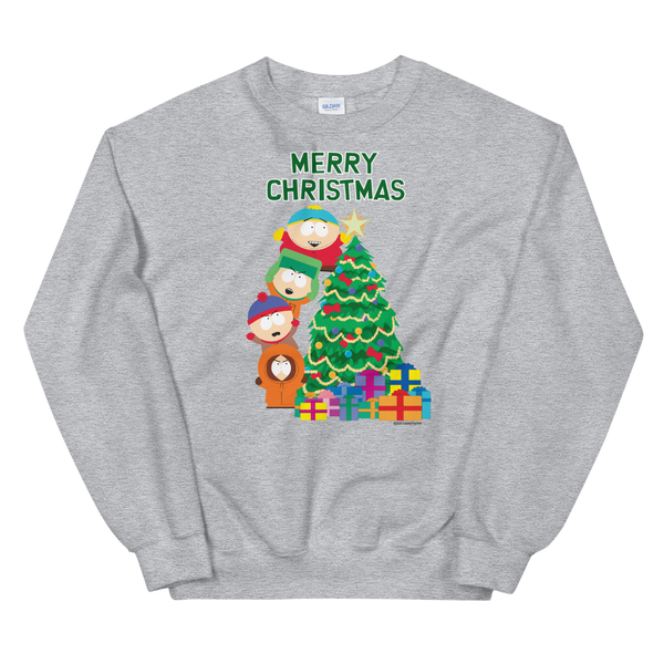 South Park Merry Christmas Holiday Fleece Crewneck Sweatshirt