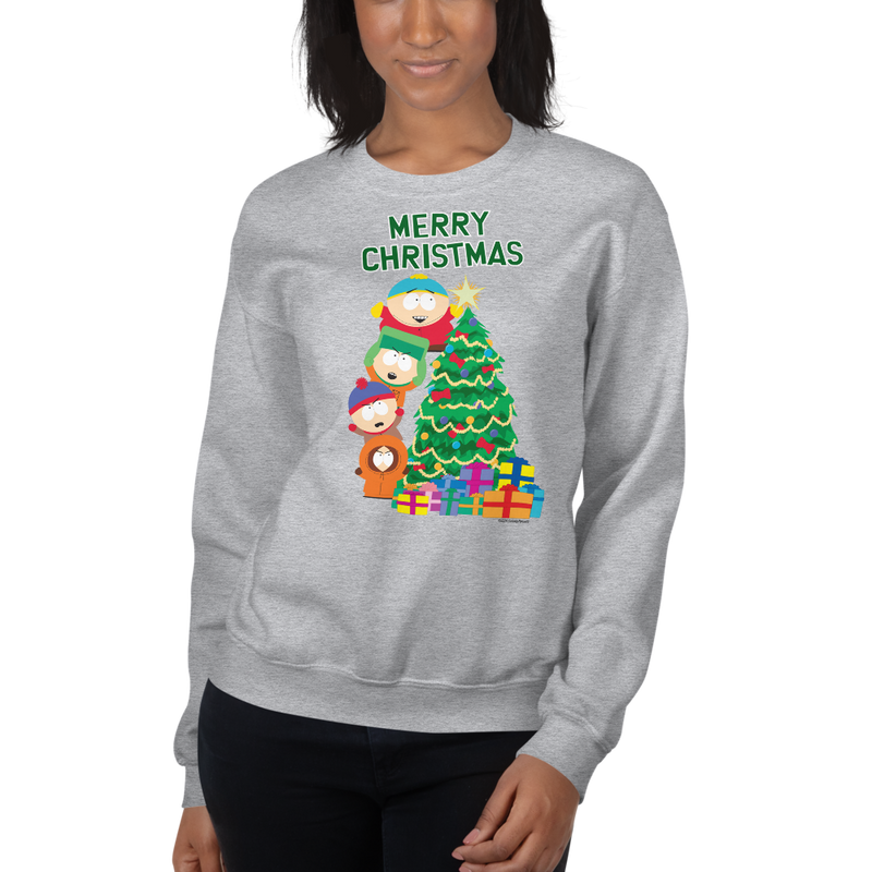 South Park Merry Christmas Holiday Fleece Crewneck Sweatshirt – South Park  Shop
