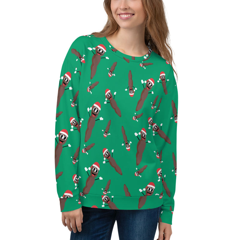 South Park Mr. Hankey All-Over Print Pattern Neck Sweatshirt