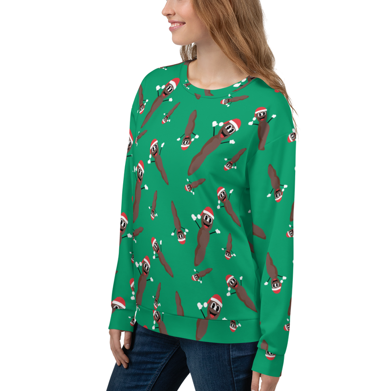 South Park Mr. Hankey All-Over Print Pattern Neck Sweatshirt