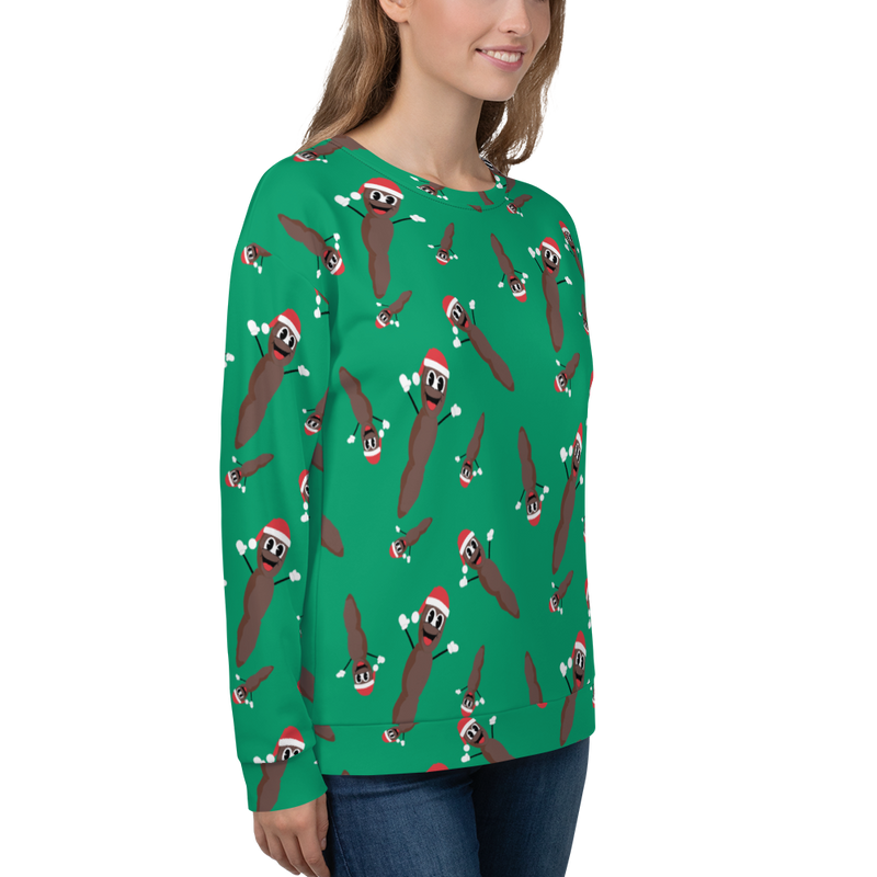 South Park Mr. Hankey All-Over Print Pattern Neck Sweatshirt