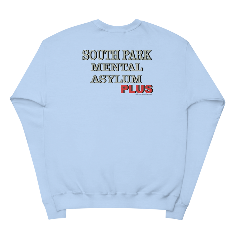 South Park Mental Asylum Plus Fleece Crewneck Sweatshirt