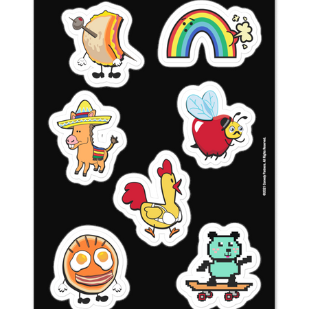 South Park NFT Kiss Cut Sticker Sheet