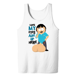 South Park Randy Eyes Up Here Adult Tank Top