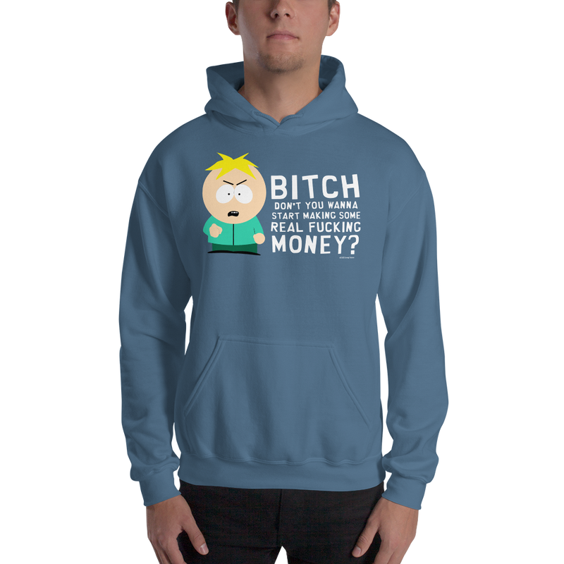 South Park Butters Make Real Money Hooded Sweatshirt