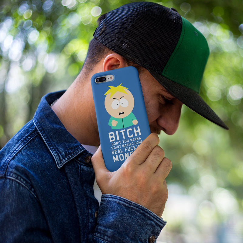 South Park Butters Make Real Money Tough Phone Case