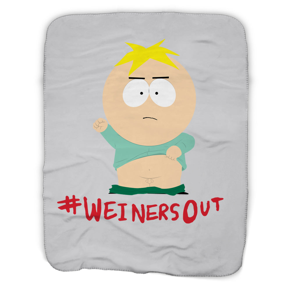 South Park Butters Weiners Out Sherpa Blanket South Park Shop