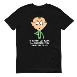 South Park Mr. Mackey Don't Get Along Adult Short Sleeve T-Shirt