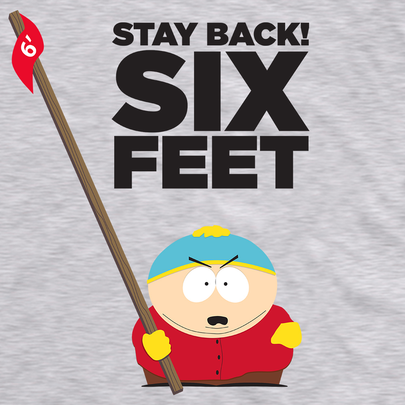 South Park Cartman Stay Back Adult Short Sleeve T-Shirt