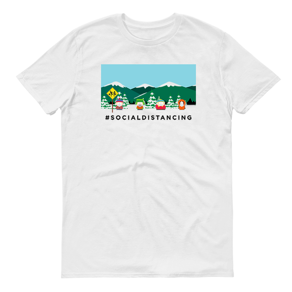 South Park Social Distancing Adult Short Sleeve T-Shirt