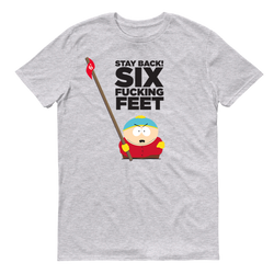 South Park Cartman Six Feet Back Adult Short Sleeve T-Shirt