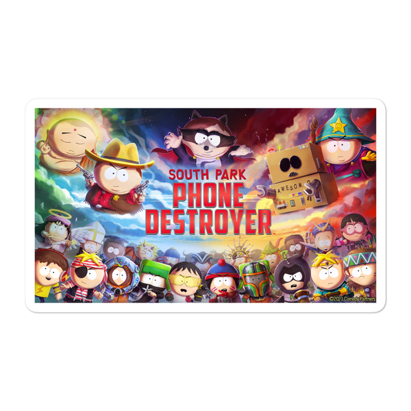 South Park Phone Destroyer Die Cut Sticker