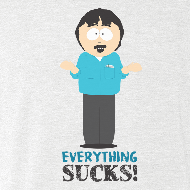 South Park Randy Everything Sucks Men's Tri-Blend T-Shirt