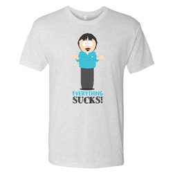 South Park Randy Everything Sucks Men's Tri-Blend T-Shirt