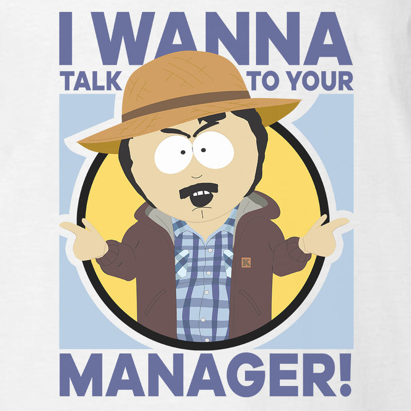 South Park Randy Talk to Your Manager Short Sleeve T-Shirt