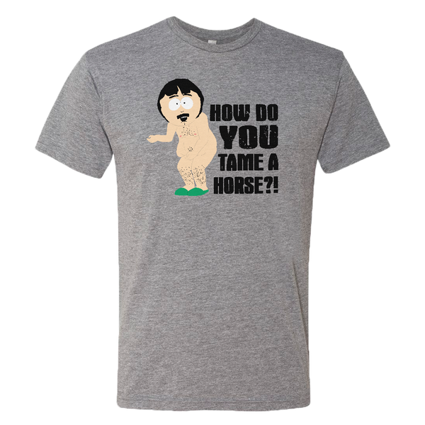 South Park Randy Tame a Horse Men's Tri-Blend T-Shirt