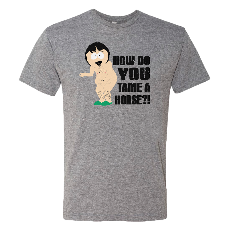 South Park Randy Tame a Horse Men's Tri-Blend T-Shirt