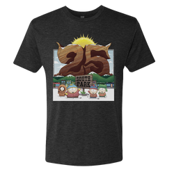 South Park Season 25 Logo Men's Tri-Blend T-Shirt