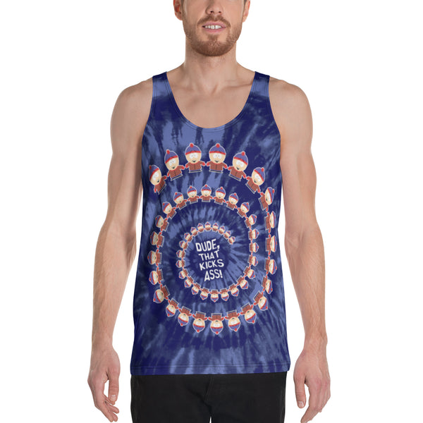 South Park Stan Tie-Dye Adult All-Over Print Tank Top