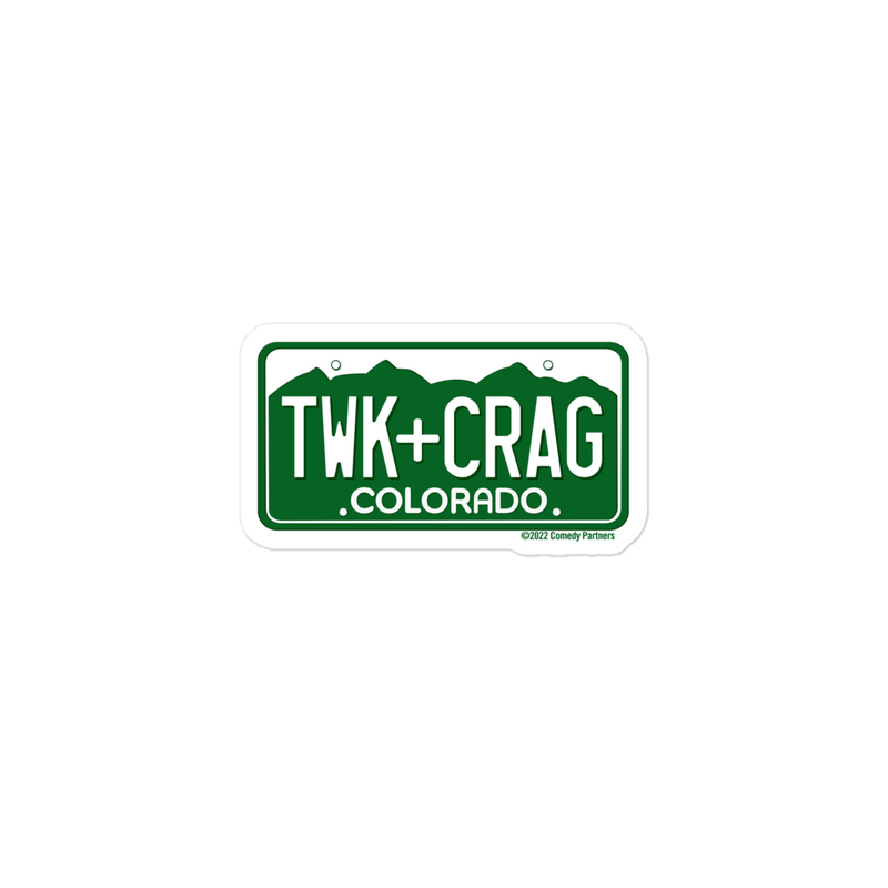 South Park Tweek Plus Craig License Plate Die Cut Sticker