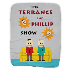 South Park The Terrance and Phillip Show Sherpa Blanket