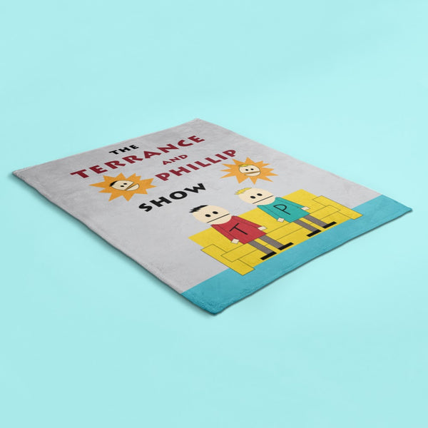South Park The Terrance and Phillip Show Sherpa Blanket South Park Shop