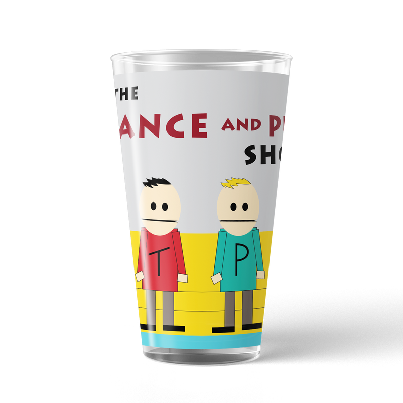 South Park Terrance & Phillip Show 17 oz Pint Glass