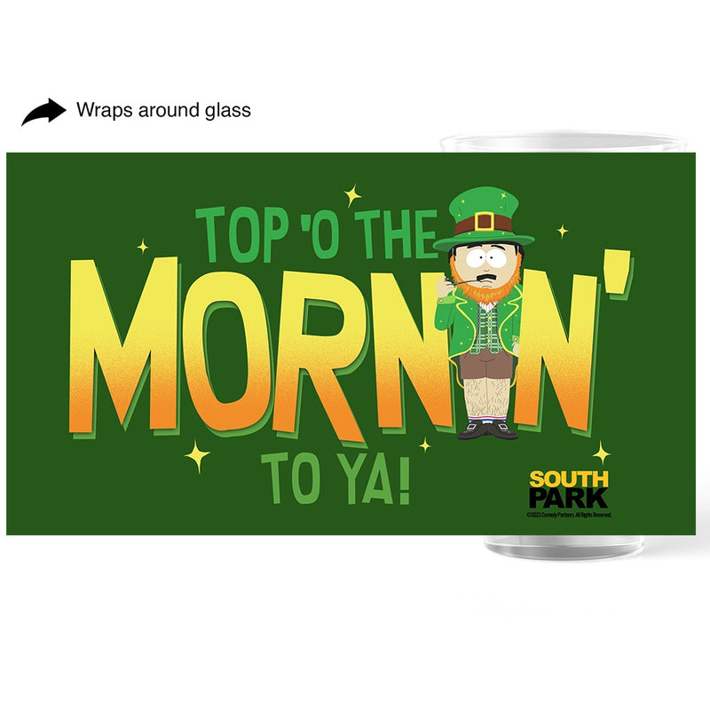 South Park Randy Top'o The Morning To Ya Wrap Pint Glass