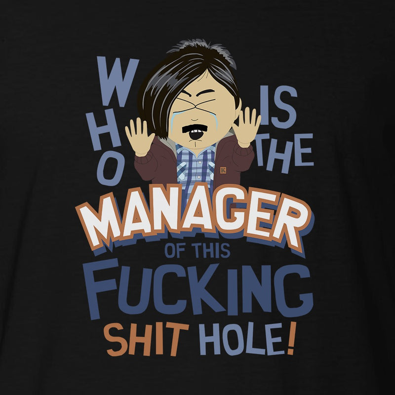 South Park Randy Who Is The Manager Short Sleeve T-Shirt