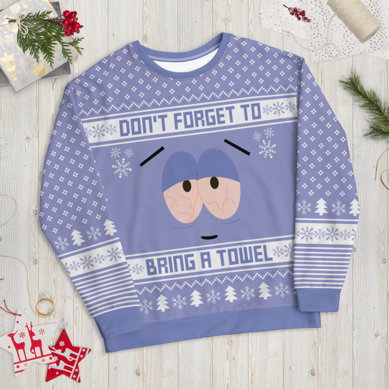 South Park Towelie Ugly Holiday Sweatshirt