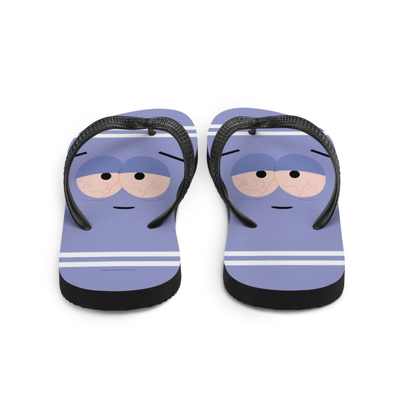 South Park Towelie Big Face Flip Flops